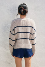 Load image into Gallery viewer, Clara Cardigan | Sea Shell/Navy