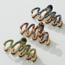 Load image into Gallery viewer, Willow Vintage Metal Squiggle Claw Clip | Large