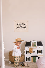 Load image into Gallery viewer, ‘Long Live Girlhood’ Canvas Banner