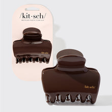 Load image into Gallery viewer, Recycled Plastic Puffy Cloud Clip | Chocolate