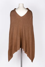 Load image into Gallery viewer, Dolma Cashmere Poncho | Latte