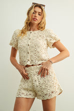 Load image into Gallery viewer, Crochet Elastic Band Waist Shorts