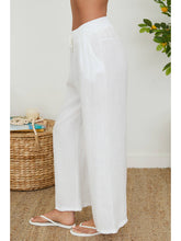Load image into Gallery viewer, Portofino Linen Pants | White