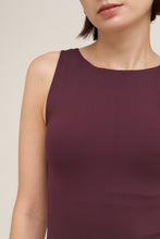 Load image into Gallery viewer, NIKIBIKI Clean Line Boat Neck Tank | Raisin