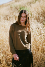 Load image into Gallery viewer, Scallop Sweater | Tapenade