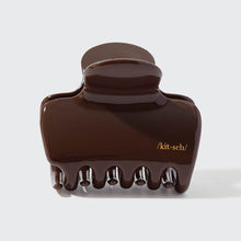 Load image into Gallery viewer, Recycled Plastic Puffy Cloud Clip | Chocolate