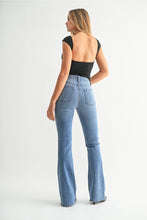 Load image into Gallery viewer, Just Black Denim Skinny Flare