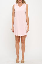 Load image into Gallery viewer, Blush Petal Linen Shift Dress