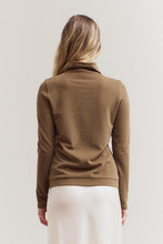 Load image into Gallery viewer, Brushed Mock Neck Long Sleeve