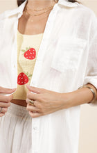 Load image into Gallery viewer, So Cal Button Up Shirt | White