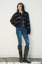 Load image into Gallery viewer, Clara Cardigan | Navy/Mocha
