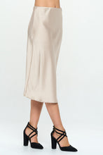 Load image into Gallery viewer, Satin Slip Midi Skirt | More Colors Available