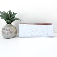 Load image into Gallery viewer, Keyboard Desk Planner | Coffee Paper Weekly Undated Calendar