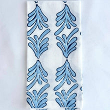 Load image into Gallery viewer, Mended Organic Napkins (Set of 4) | Palmetto, Uniform Blue & Navy