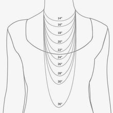 Load image into Gallery viewer, Kamryn Dapped Sequin Layering Chain Necklace Gold Filled