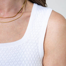 Load image into Gallery viewer, Organic Cotton Textured Sweater Tank