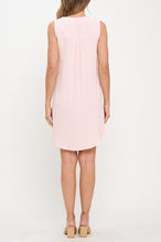 Load image into Gallery viewer, Blush Petal Linen Shift Dress