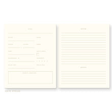 Load image into Gallery viewer, Striped Book Log Journal