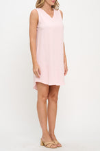 Load image into Gallery viewer, Blush Petal Linen Shift Dress