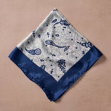 Load image into Gallery viewer, Milan Paisley Silk Scarf