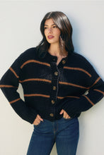 Load image into Gallery viewer, Clara Cardigan | Navy/Mocha