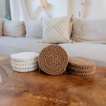Load image into Gallery viewer, Braided Macrame Coasters | Set of 4
