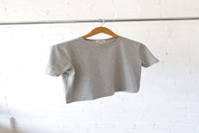 Load image into Gallery viewer, The Mom Crop Tee | Gray