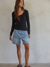 Load image into Gallery viewer, Lakelyn Knit Ribbed Top