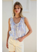 Load image into Gallery viewer, Salt Air Floral Front Button Blouse