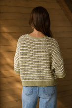 Load image into Gallery viewer, Linden Crochet Short Sleeve Cardigan | Light Olive