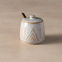Load image into Gallery viewer, Mountain Peaks Ceramic Cream and Sugar Set