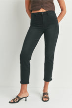 Load image into Gallery viewer, Just Black Denim Slim Straight w/ Distress | Washed Black