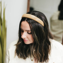 Load image into Gallery viewer, Femme Faire Vegan Leather Padded Headband | 2 Colors Available