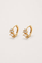 Load image into Gallery viewer, Lumi Cz Cluster Earrings| Gold