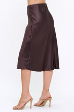 Load image into Gallery viewer, Satin Slip Midi Skirt | More Colors Available