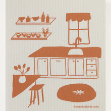 Load image into Gallery viewer, Three Bluebirds Swedish Dishcloth *More styles available*