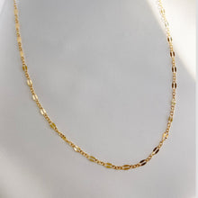 Load image into Gallery viewer, Kamryn Dapped Sequin Layering Chain Necklace Gold Filled