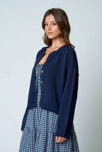 Load image into Gallery viewer, Hadley Relaxed Cardigan | Navy