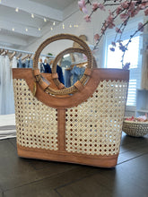 Load image into Gallery viewer, The Marlowe Rattan Tote