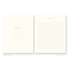 Load image into Gallery viewer, Striped Book Log Journal