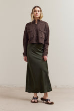 Load image into Gallery viewer, Lumen Satin Maxi Skirt | 2 Colors Available
