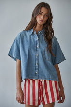 Load image into Gallery viewer, Mariner Chambray Button-Up