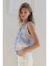 Load image into Gallery viewer, Salt Air Floral Front Button Blouse