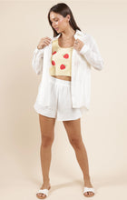 Load image into Gallery viewer, So Cal Button Up Shirt | White