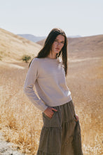 Load image into Gallery viewer, Gingham Tiered Skirt | Chestnut