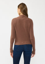 Load image into Gallery viewer, Waffle Knit Long Sleeve Tie Front Cardigan | Clove