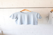 Load image into Gallery viewer, The Mom Crop Tee | Light Blue