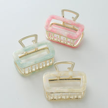 Load image into Gallery viewer, Harlow Fairy Rectangle Metal Claw Clip | Medium