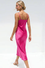 Load image into Gallery viewer, Sunset Soirée Satin Dress