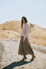 Load image into Gallery viewer, Gingham Tiered Skirt | Chestnut